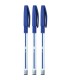 3x długopis kulkowy żelowo-olejowy Easy One Color 0,7 mm Interdruk – niebieski