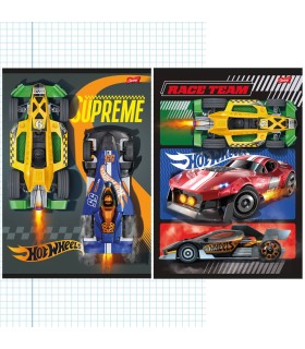 2 X ZESZYT A4 32 KARTKI KRATKA, HOT WHEELS DLA CHŁOPCA, UNIPAP