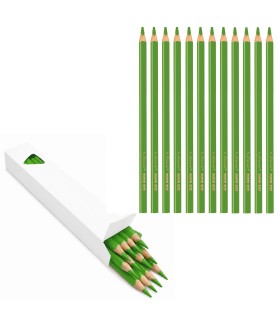 12 X KREDKA TRÓJKĄTNA SUPER SIZE GRAFIT 4 MM ZIELONA ST. MAJEWSKI