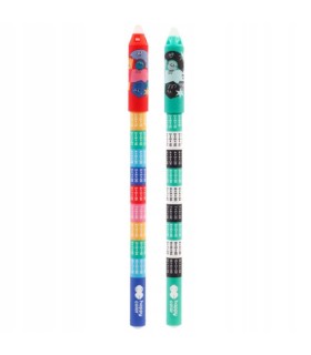 Zestaw 2 wymazywalnych długopisów ze skuwką HAPPY COLOR TABLICZKA MNOŻENIA