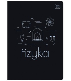ZESZYT A5 FIZYKA 60 KARTEK KRATKA HYBRID INTERDRUK