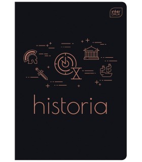ZESZYT A5 HISTORIA 60 KARTEK KRATKA HYBRID INTERDRUK