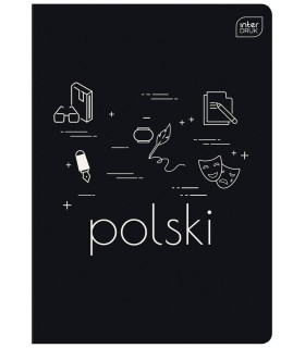 ZESZYT A5 JĘŻYK POLSKI 60 KARTEK LINIA HYBRID INTERDRUK