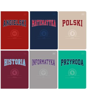 6x ZESZYTY PRZEDMIOTOWE A5, 60 kartek DO KLASY CZWARTEJ (4), w tym przyroda